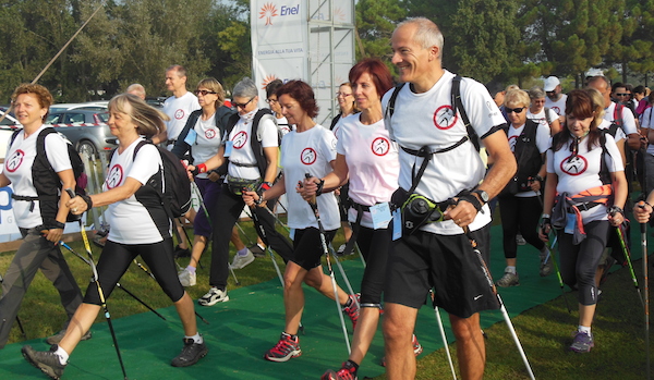 camminate nordic walking di gruppo